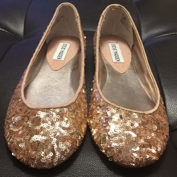 steve madden sequin flats